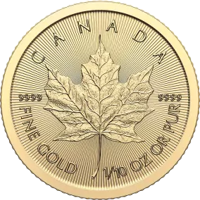 Maple Leaf Canada 1/10oz