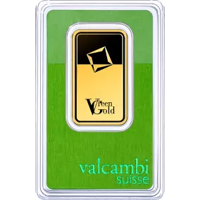 Lingot 1oz Valcambi |Green Gold