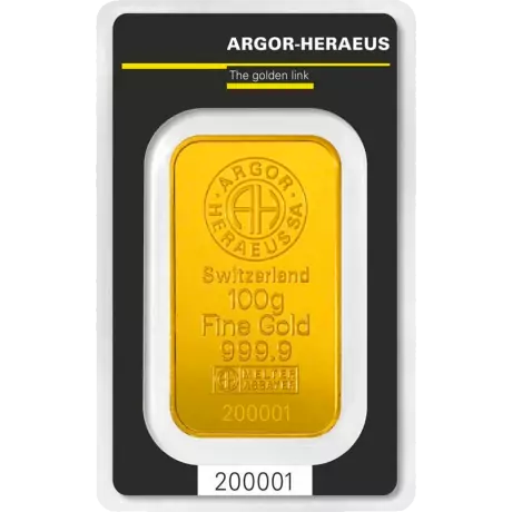 Lingot d'or 100gr