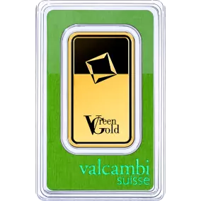 Lingot 100gr Valcambi Green Gold