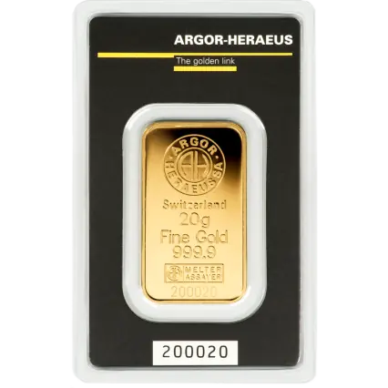 Lingot d'Or 20 gr