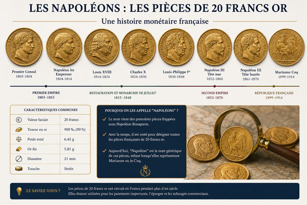 Pourquoi une pièce d'or s'appelle-t-elle un Napoléon ?