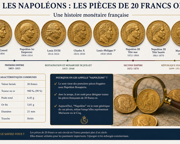 Pourquoi une pièce d'or s'appelle-t-elle un Napoléon ?