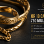 Bijoux or 18 carats