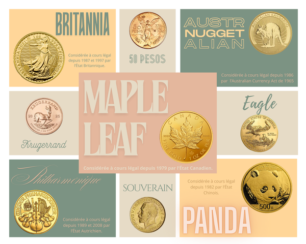 Les pièces à Cours légal