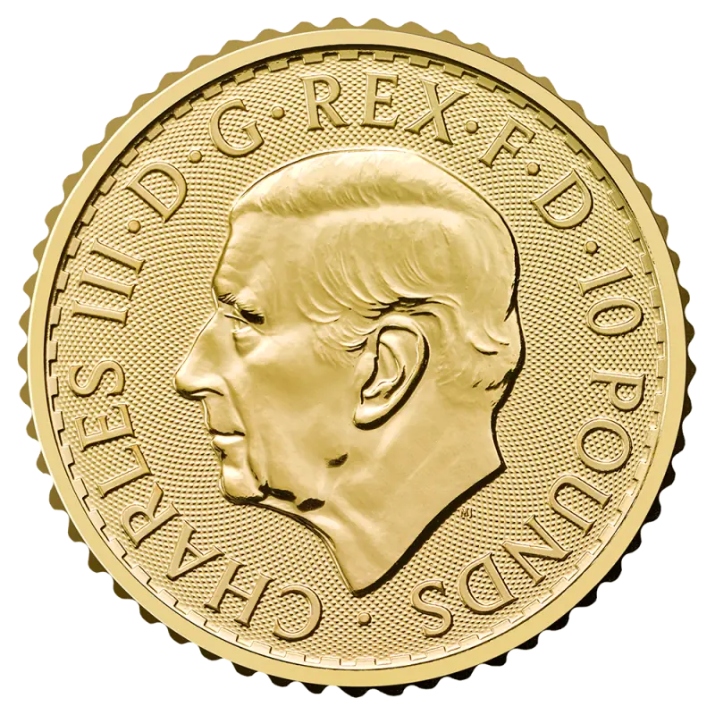 1/10 oz Britannia Charles III  | 2026 | or 99,9%