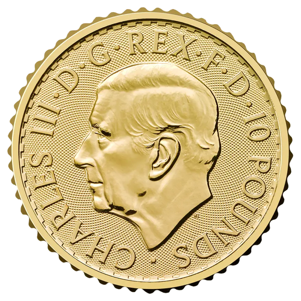 1/10 oz Britannia Charles III  | 2026