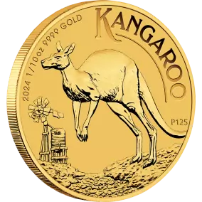 Kangourou Australien 1/10oz | Or 99,9 % |