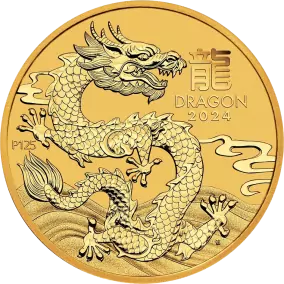Lunar III Dragon 1/10oz | Or 99,9% |
