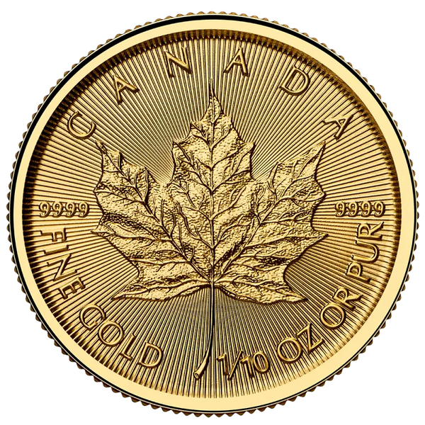 1/10 oz Maple Leaf | or 99,9%