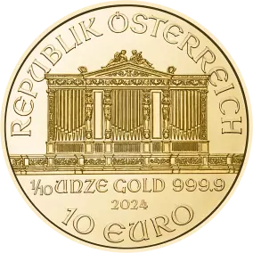 Philharmonique de Vienne 1/10oz  | Or 99,9% |