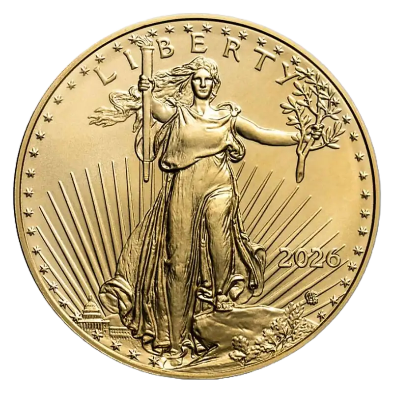 1/2 oz American Eagle | 2026| Or 99,9%