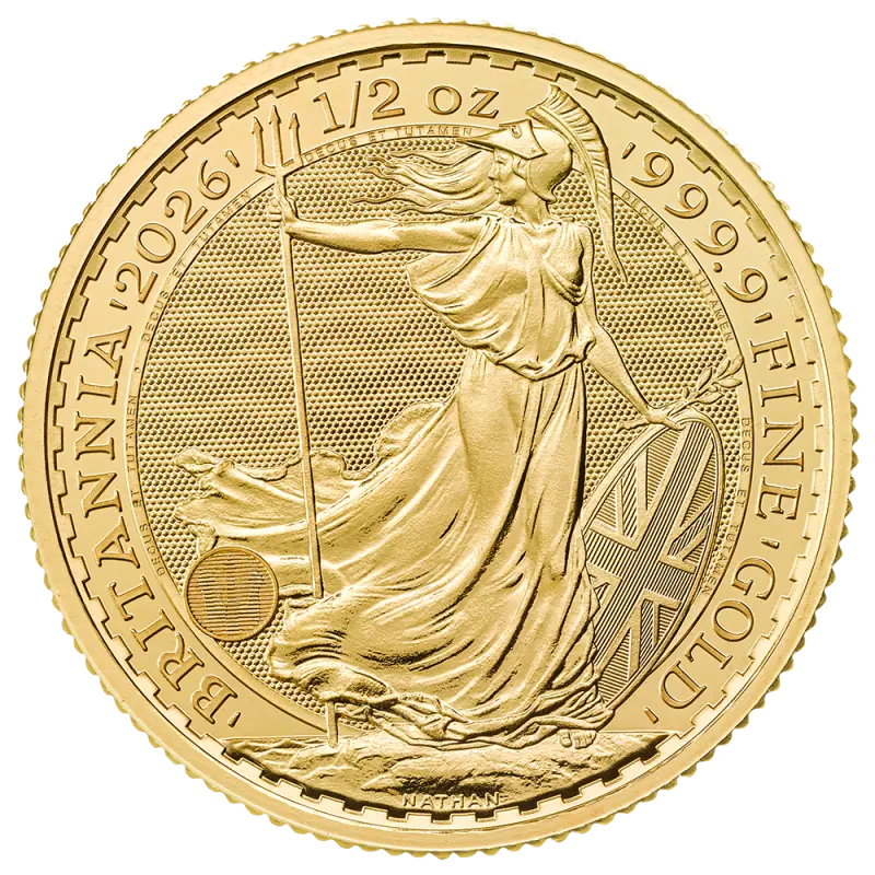 1/2 oz Britannia Charles III  | 2026 | or 99,9%