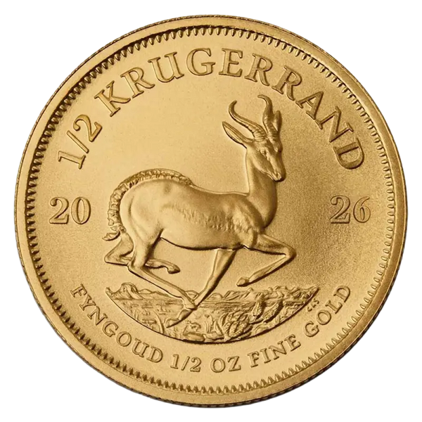 1/2 oz Krugerrand | 2026| Or 91,6%