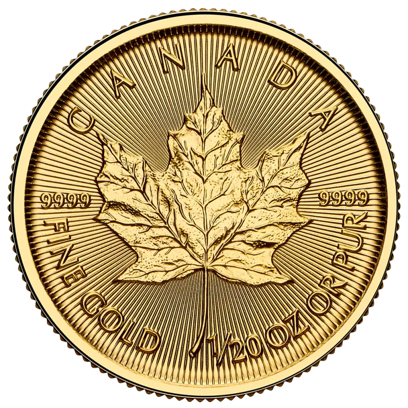 1/20 oz Maple Leaf | or 99,9%
