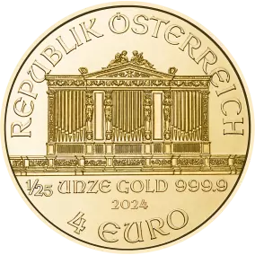 Philharmonique de Vienne 1/25oz  | Or 99,9%  |