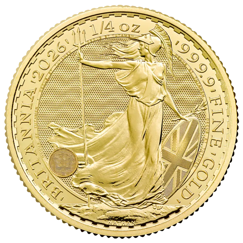 1/4 oz Britannia Charles III | 2026 | or 99,9%