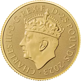 Britannia Couronnement Charles III 2023  1/4oz | Or 99,9% |