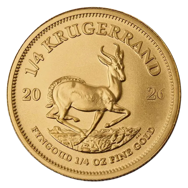 1/4 oz Krugerrand | 2026| Or 91,6%