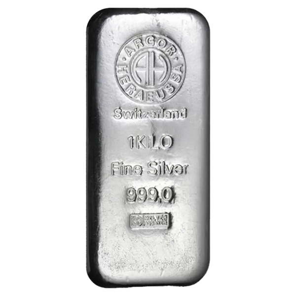 1 Kilo Lingot Argor-Heraeus | Argent 99,9%