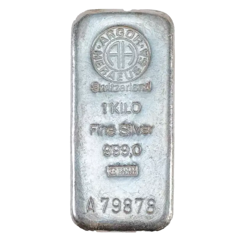 1 Kilo Lingot Argor-Heraeus | Argent 99,9%