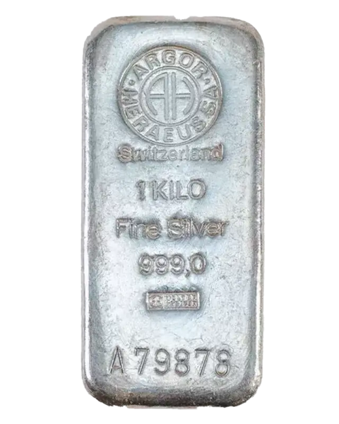 1 Kilo Lingot Argor-Heraeus | Argent 99,9%
