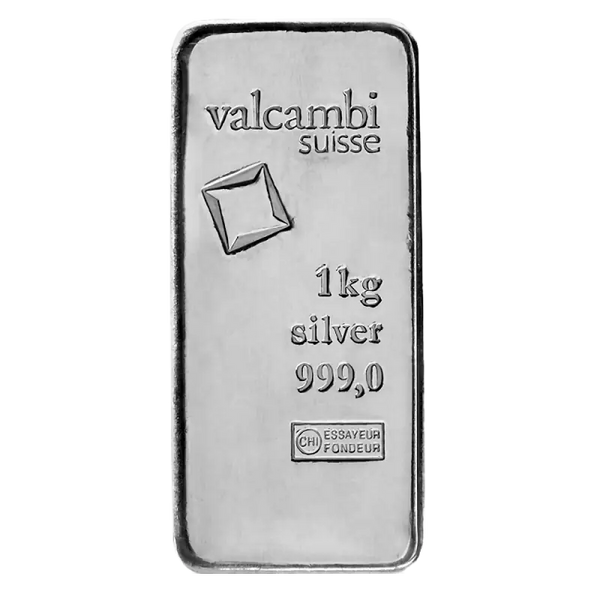 1 Kilo Lingot Valcambi| Argent 99,9%