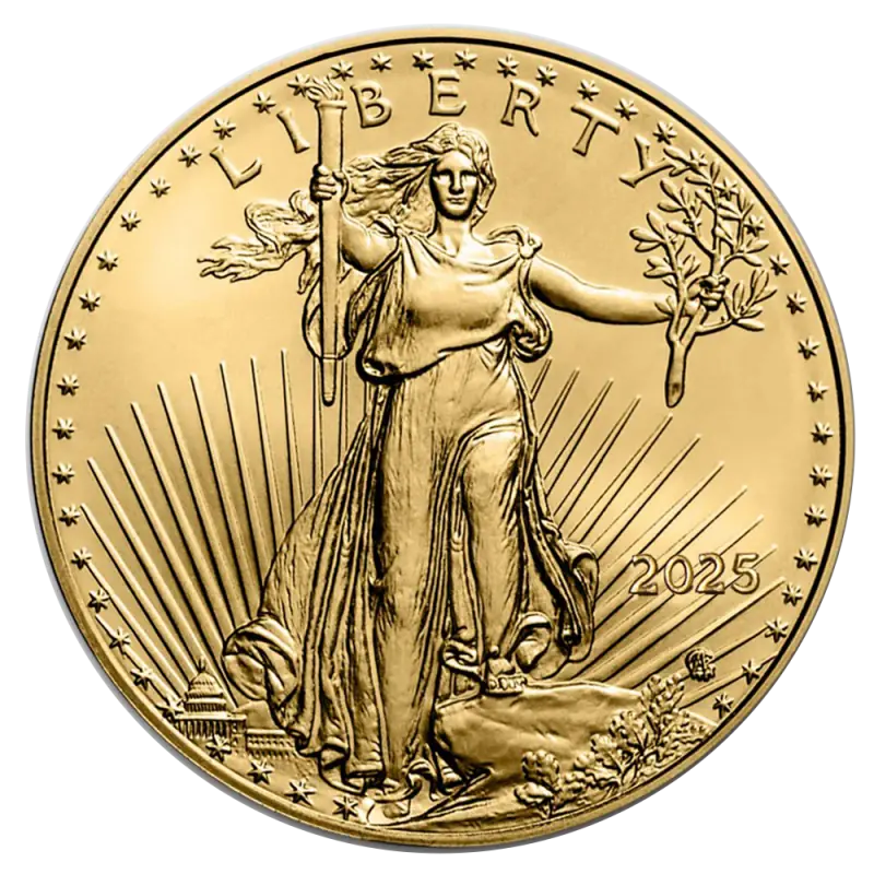 1 oz American Eagle  | 2025| Or 91,6%