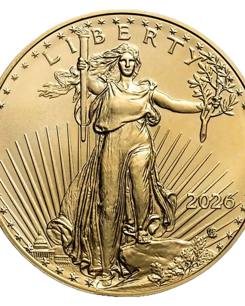 1 oz American Eagle | 2026| Or 99,9%