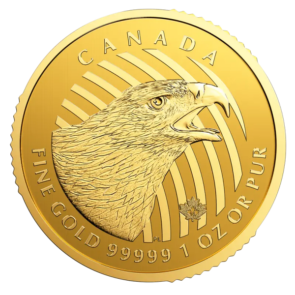 1 oz Call of the Wild "Golden Eagle" .99999 Gold Coin (2018)