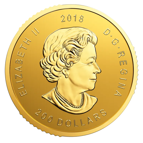 1 oz Call of the Wild "Golden Eagle" .99999 Gold Coin (2018)