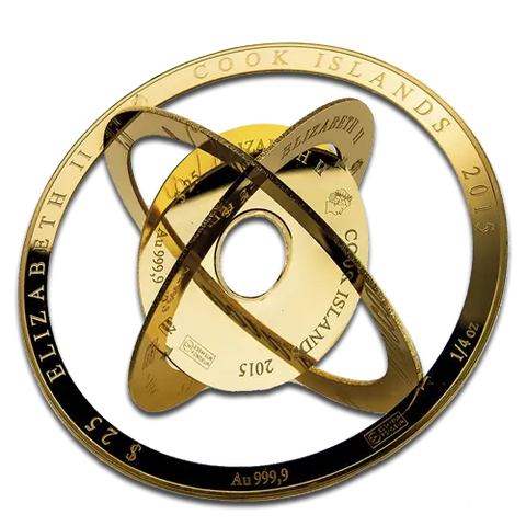 1 oz Cook Island Armillary Valcambi | Or 99,9%