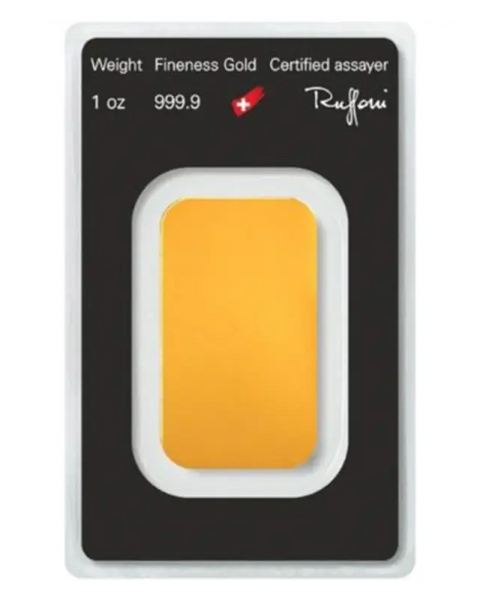 1 oz Lingot Argor-Heraeus| Or 99,9%