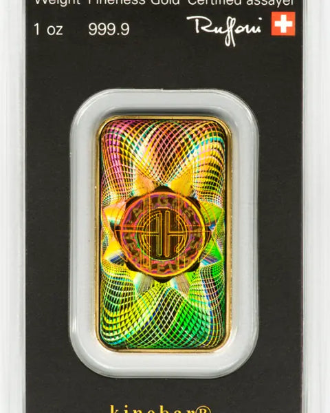 1 oz Lingot Argor-Heraeus Kinebar| Or 99,9%