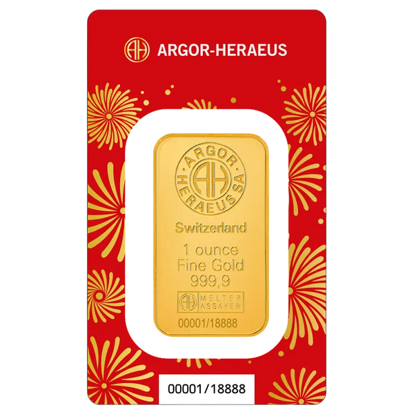 1 oz Lingot Argor-Heraeus | Year Of The Horse | 2026| Or 99,9%