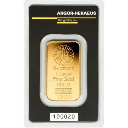 1 oz Lingot | Or 99,9%