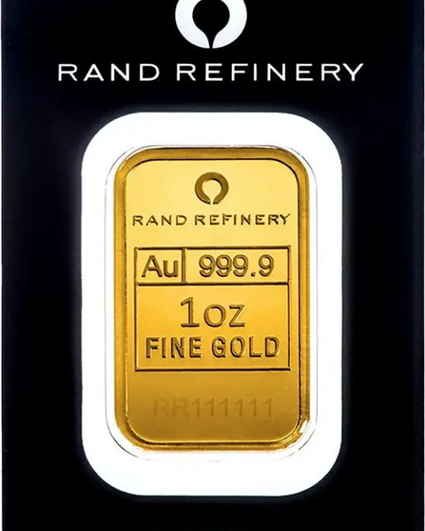 1 oz Lingot Loxodonta Africana Rand Refinery| Or 99,9%