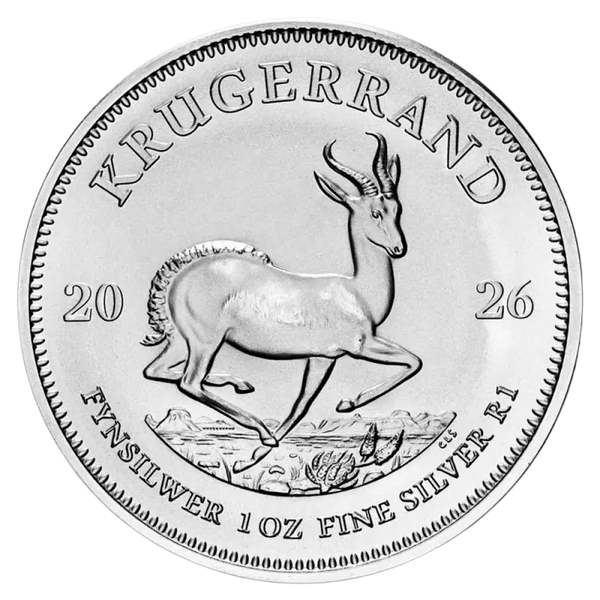 1 oz Krugerrand Silver Coin | 2026 | Argent 99,9%