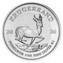 1 oz Krugerrand Silver Coin | 2026 | Argent 99,9%