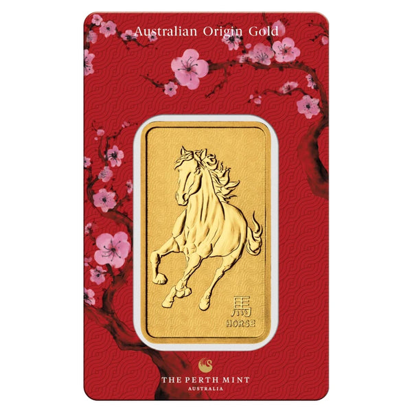 1 oz Lingot Lunar III Horse | Perth Mint | with Certificate