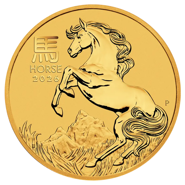 1 oz Lunar III Horse Gold Coin | 2026