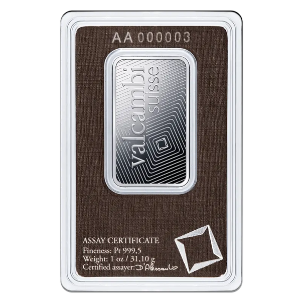 1 oz Lingot Platine