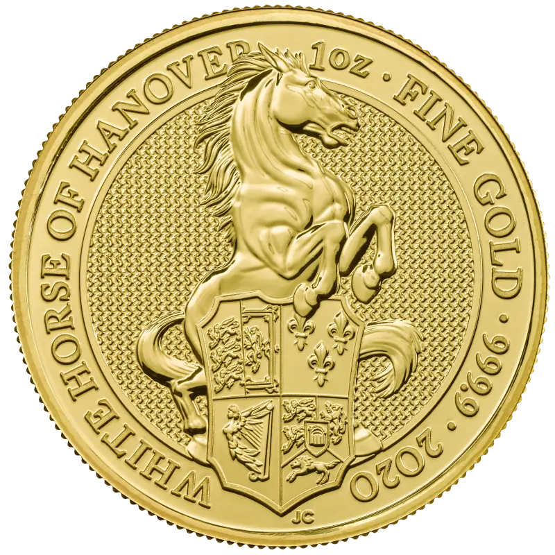 1 oz Queen's Beasts White Horse of Hanover | 2020