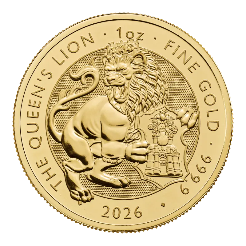 1 oz Tudor Beasts Queens Lion | 2026 | or 99,9%