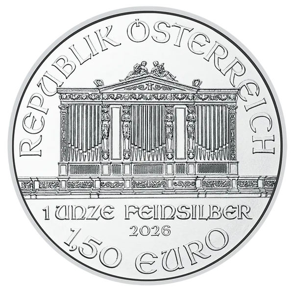 1 oz Vienna Philharmonic  | 2026 | Argent 99,9%