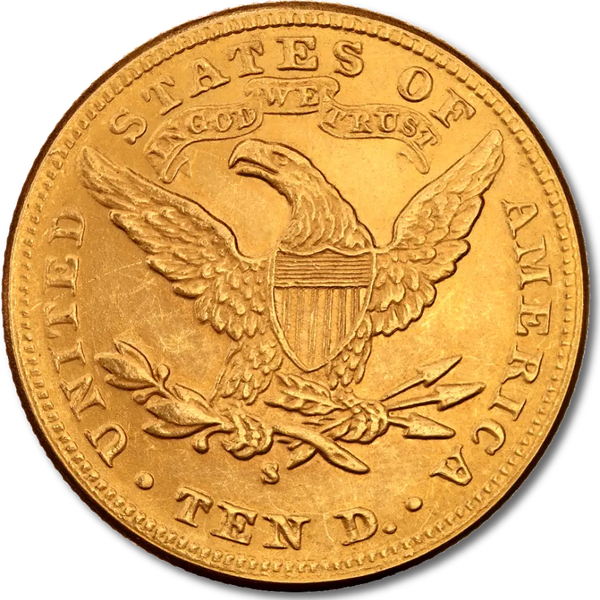 10 Dollar Eagle "Liberty Head"| 1866-1907| Or 99,9%