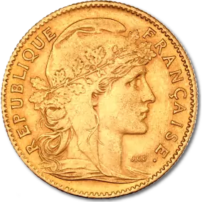 10 Franc Marianne Coq | Or  90%| 1899-1914