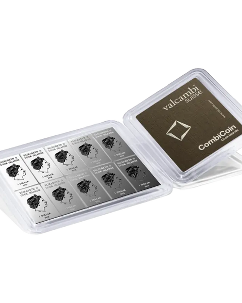 10 x 10g Combibar Valcambi| Argent 99,9%