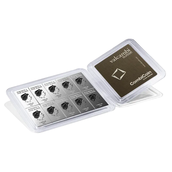 10 x 10g Combibar Valcambi| Argent 99,9%
