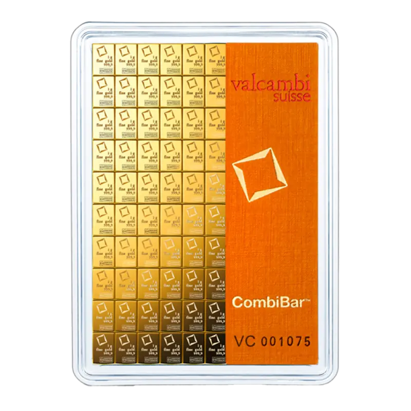 100 x 1g CombiBar® Valcambi| Or 99,9%